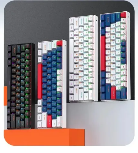 Teclado mecânico (branco)