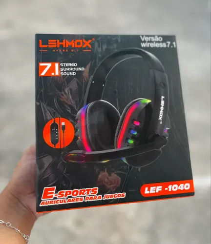 Fone de ouvido gamer com microfone- ENTREGAMOS A DOMICÍLIO 