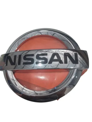 Emblema Tampa Traseira Nissan March 2012 A 2019 Cromado Cromado