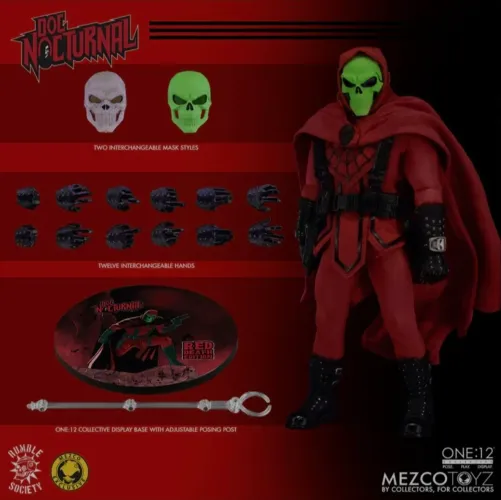 Mezco One:12 Collective Doc Nocturnal: Red Death Edition - Rumble Society