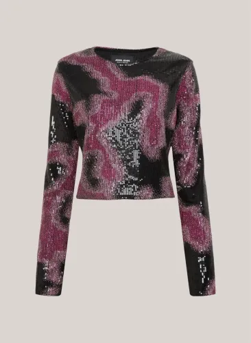 Blusa Justa Grunge Caviar John John Feminina