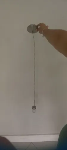 Pendente sem vidro para reposição de lustre kit C/ 2
