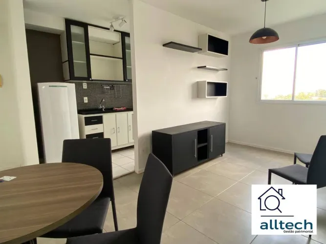 Apartamento com 1 dormitório para alugar, 35 m² por R$ 1.703/mês - Quinta da Paineira - Sã
