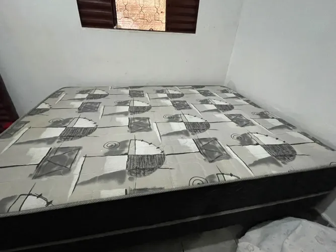 Base Box Cama Casal Altura Extra Com Acochoamento Superior