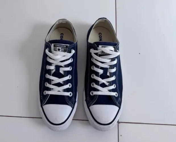 Tênis Converse All Star Original Azul Marinho - Tam 39 (Estado de Novo)
