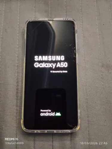 Samsung Galaxy A50 (vidro quebrado) funcionando 