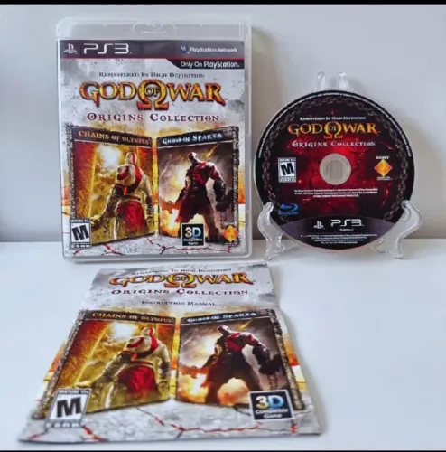 God of War Origins Collection Seminovo com manual, praticamente sem arranhões "VENDA"