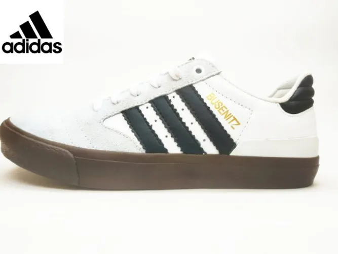 Adidas Tênis Busenitz Pro Branco - Homem Skateboarding - Envio imediato
