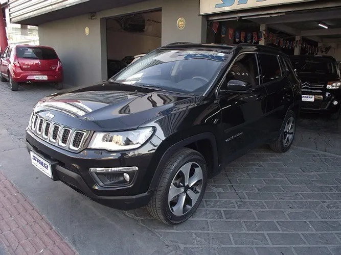 Jeep Compass Longitude 2.0 Automático 4x4 Turbo Diesel 2017/2018 Preto Cód. 3188
