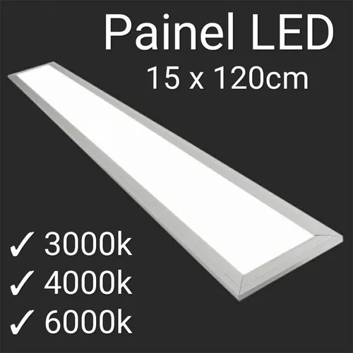 Luminária Embutir LED 72w 15x120cm