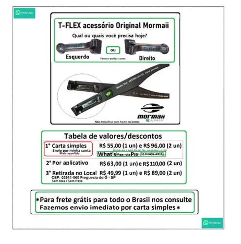 T-Flex Mormaii Banks Sun - Califa - Oceanside - Swap NG - Acessório - Original