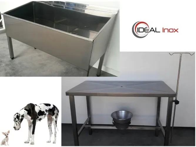 Kit pet shop - mesa cirurgica e banheira pet