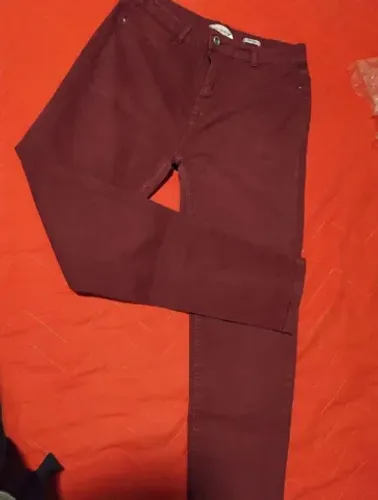 Calça bordô 46