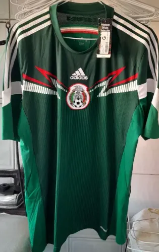 CAMISA SELECAO MEXICO ADIDAS COPA 2014 BRASIL NOVA COM ETIQUETAS FRETE GRATIS