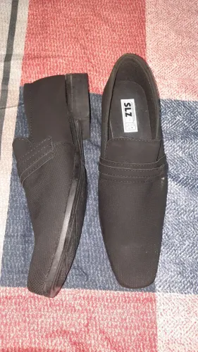 Sapato casual de couro, masculino (promoção)