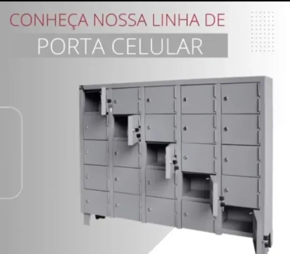 Porta celugares com chave