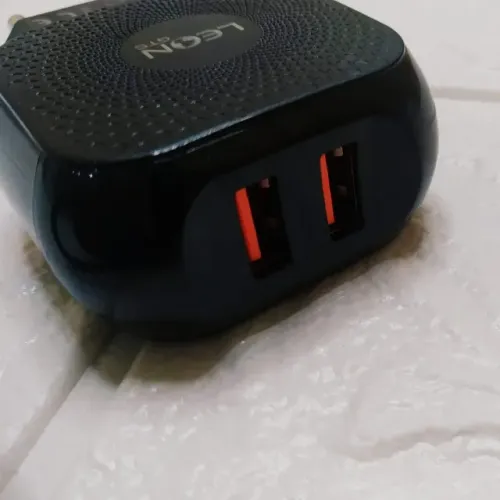 Carregador Turbo Dual Usb 5.8a Leon Tipo Iphone