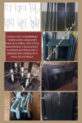 Andaime tubular diâmetro 1.1/2 espessura 2mm promoção