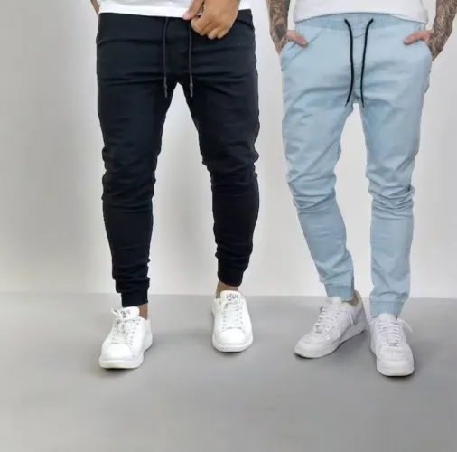Calça Jogger Masculina Promoção 2 por 110$