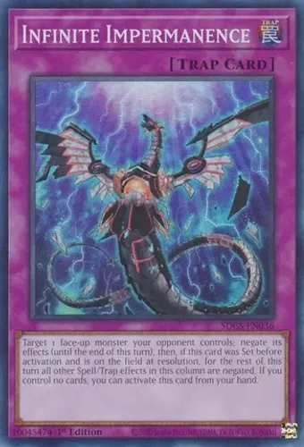 Yugioh!!! Infinite Impermanence [sdcs-pt036] Super Rare