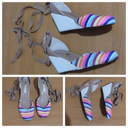 Sapato boneca Anabela   Tam 35