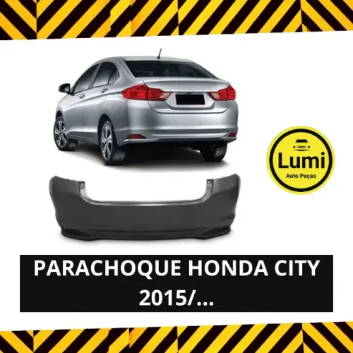 Parachoque Traseiro Honda City 2015/... - NOVO!