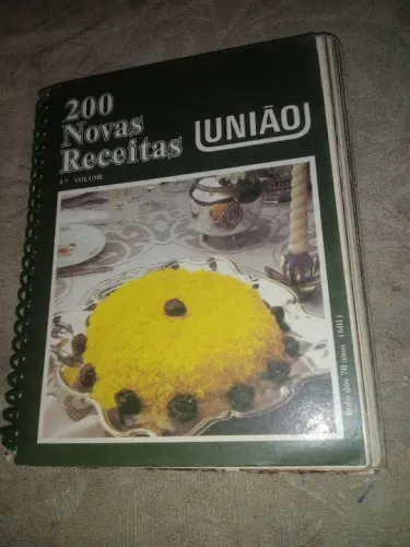 Livro 200 Receitas do açúcar União (doces)
