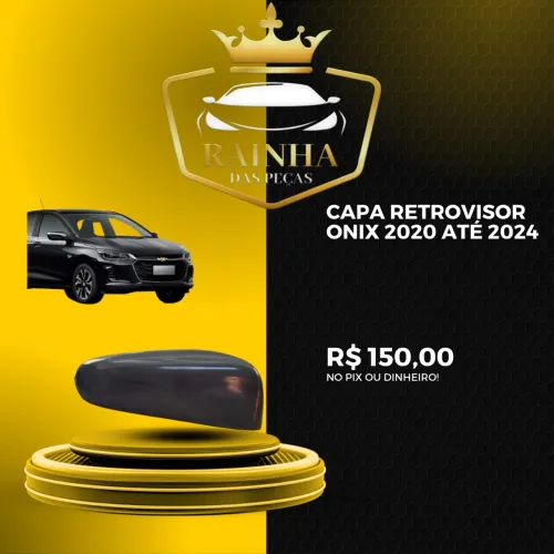 Capa Retrovisor Onix 2020 até 2024