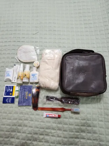 Kit de viagem antiga Varig completo