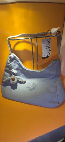 Bolsa Isidora cinza Kipling, capacidade 6 L. Original com etiqueta.
