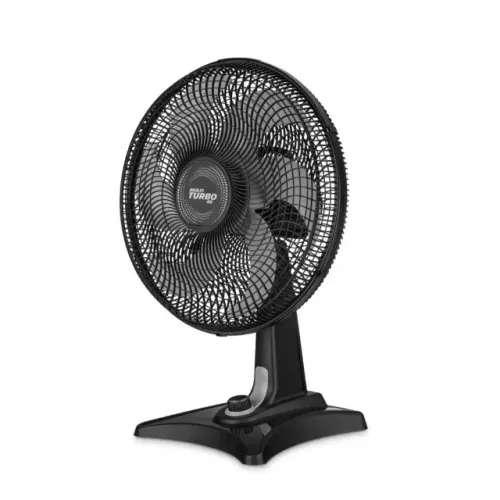 Ventilador de Mesa Multilaser 40CM 127 Volts 135 Watts 6 Pás Multi Turbo Preto - VL401