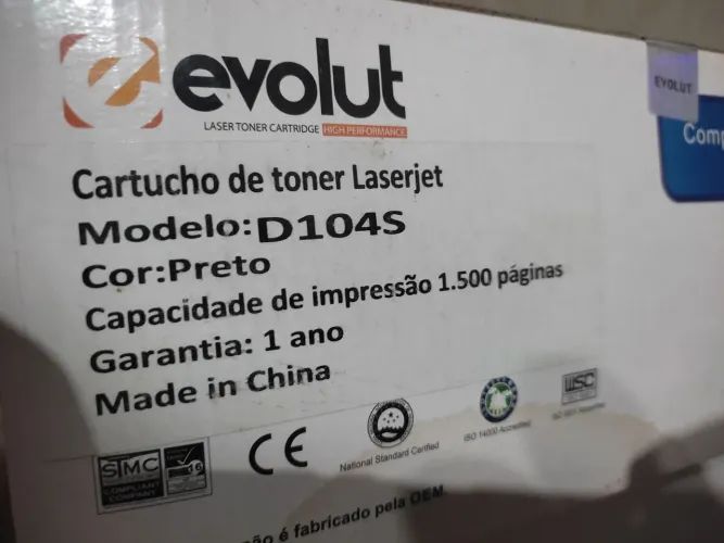 Cartucho de toner LaserJet D104S