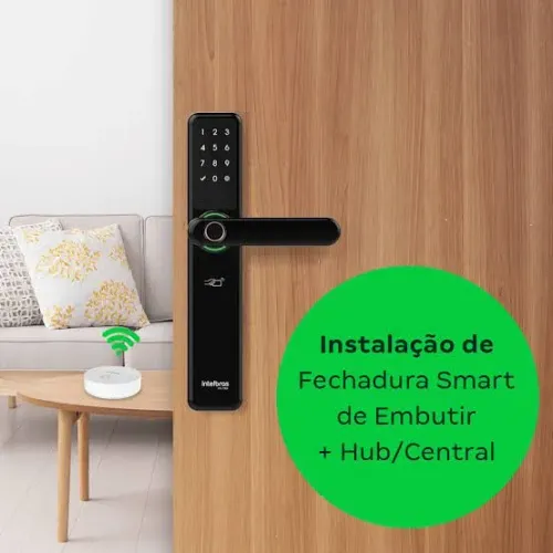 Fechadura Eletrônica Inteligente para Porta - Intelbras