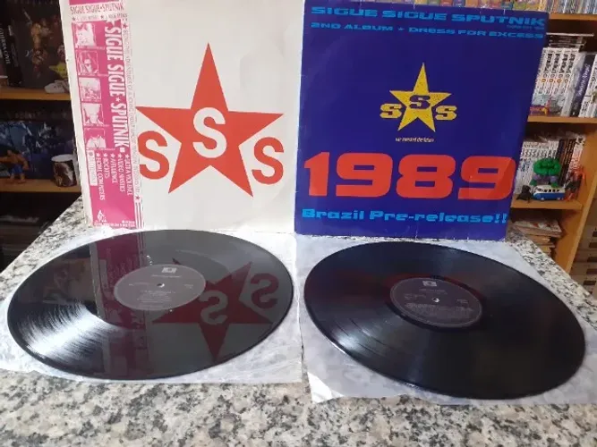 Lps - Sigue Sigue Sputnik - lote com 02 discos de vinil