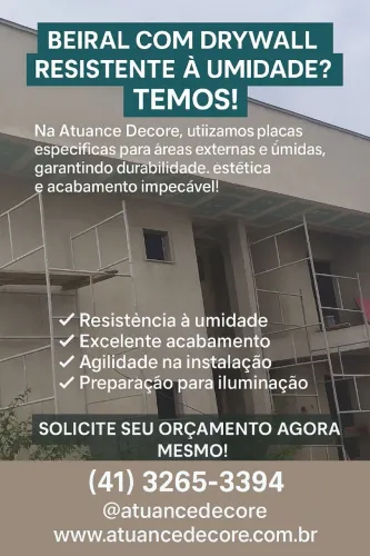 Drywall Resistente à Umidade - Atuance Decore
