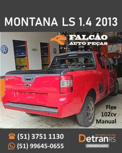 PEÇAS EM GERAL GM MONTANA LS 1.4 2013