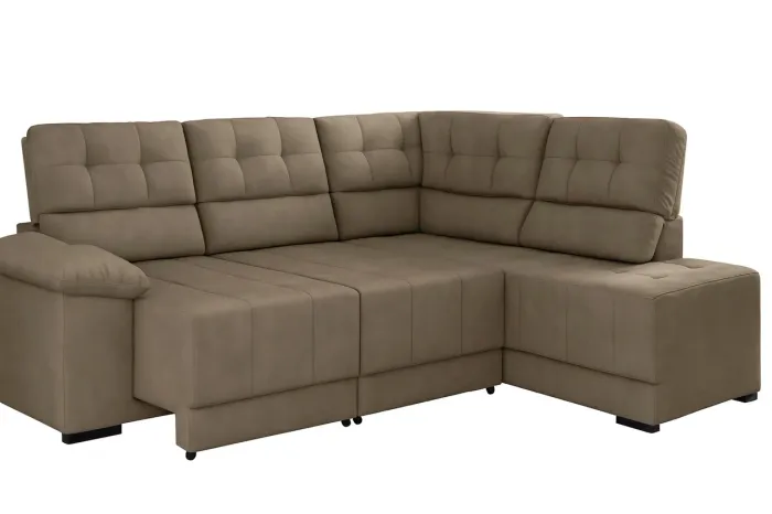 Sofá Retrátil com Chaise NOVO ENTREGA HOJE