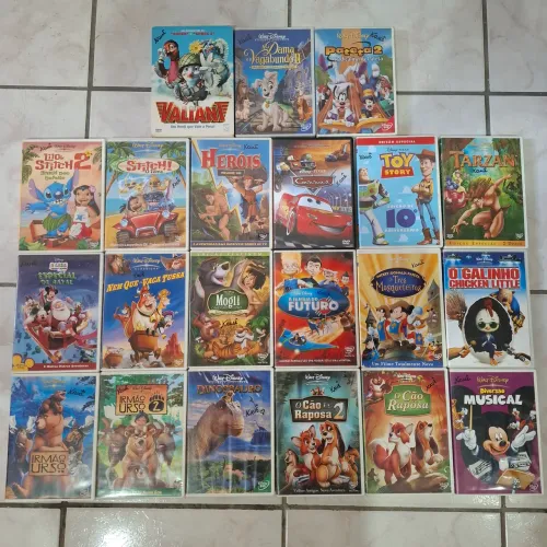 Filmes DVDs da Disney originais 