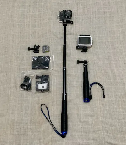 Kit Câmera de Ação com Acessórios