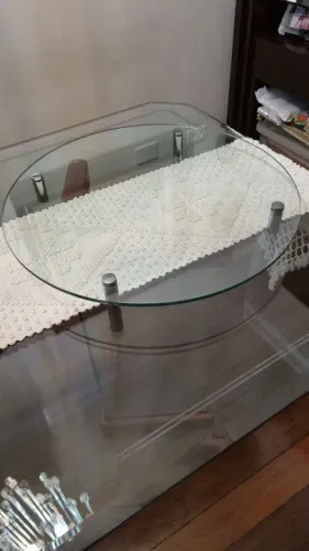 Prato de bolo em vidro - Diâmetro 55 cm