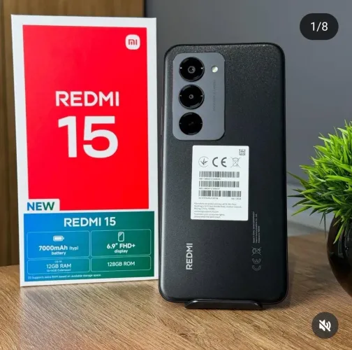 Redmi 15 (4G) lançamento 256GB com 8GB