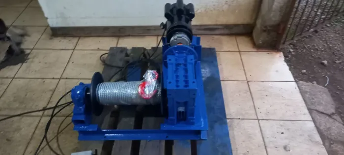 Guincho Elétrico de Arraste c/motor monofasico freio magnetico