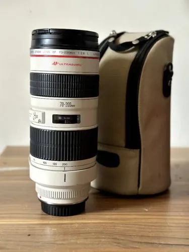 Lente Canon 70 200 mm 2.8 (sem estabilizador)