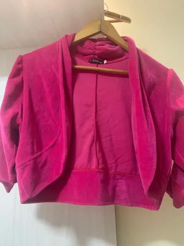 Bolero/Casaqueto Rosa Feminino Zinzane
