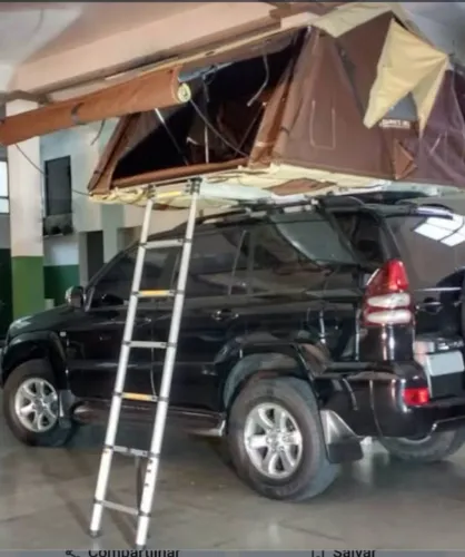 Tenda de teto para acampamento