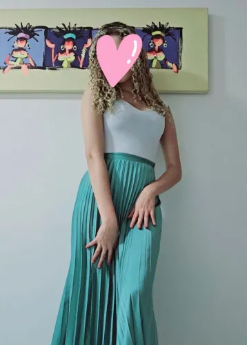 Saia Verde Elegante Zara