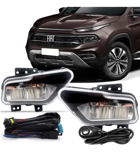 Kit Farol De Milha Fiat Toro Frente Nova 2021 2022 Endurance