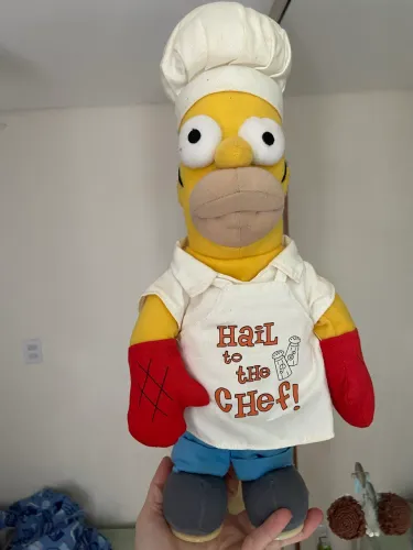 Boneco Homer Simpsons chef 