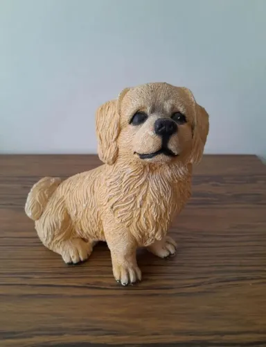 Cofre estatueta de cachorro