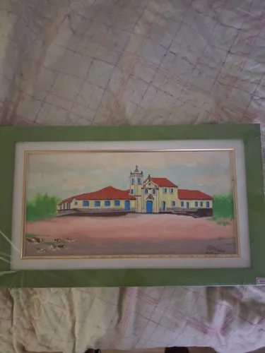 Quadro Pintura de Igreja
